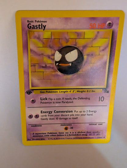 Pokemon TCG Ghastly 33/62 (1st Edition)