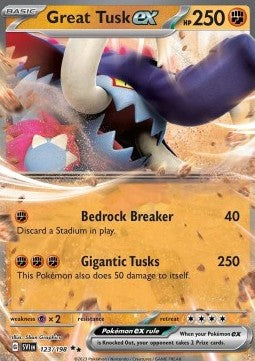 Pokemon TCG Great Tusk ex (SVI 123)