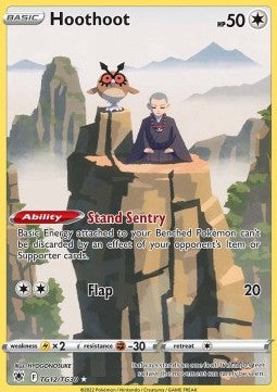 Pokemon TCG Hoothoot (ASR TG12)
