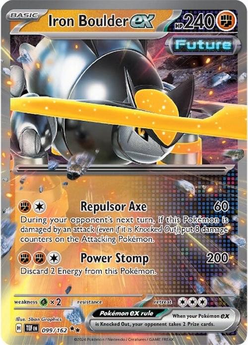 Pokémon TCG Iron Boulder ex (TEF 099)
