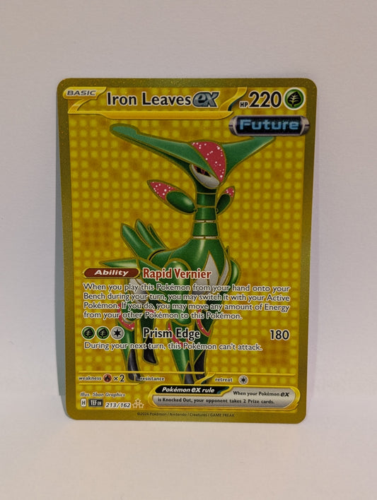 Pokemon TCG Iron Leaves ex (TEF 213)