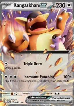 Pokemon TCG Kangaskhan ex (MEW 115)