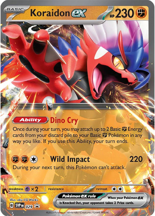 Pokémon TCG Koraidon ex (SVP 029)