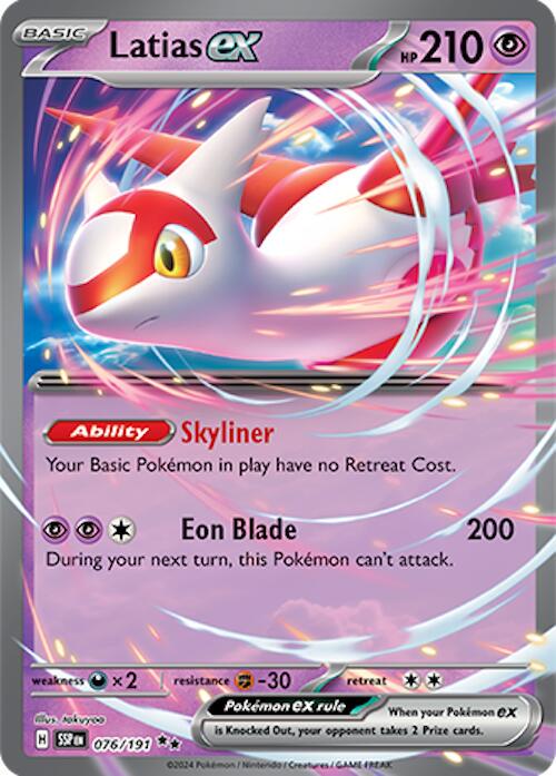 Pokemon TCG Latias ex (SSP 076)