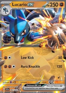 Pokemon TCG Lucario ex (SCR 082)