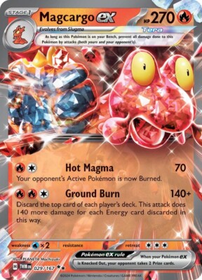 Pokemon TCG Magcargo ex (TWM 029)