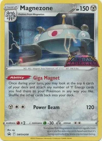 Pokemon TCG Magnezone (SWSH 208) Stamped Holo Promo