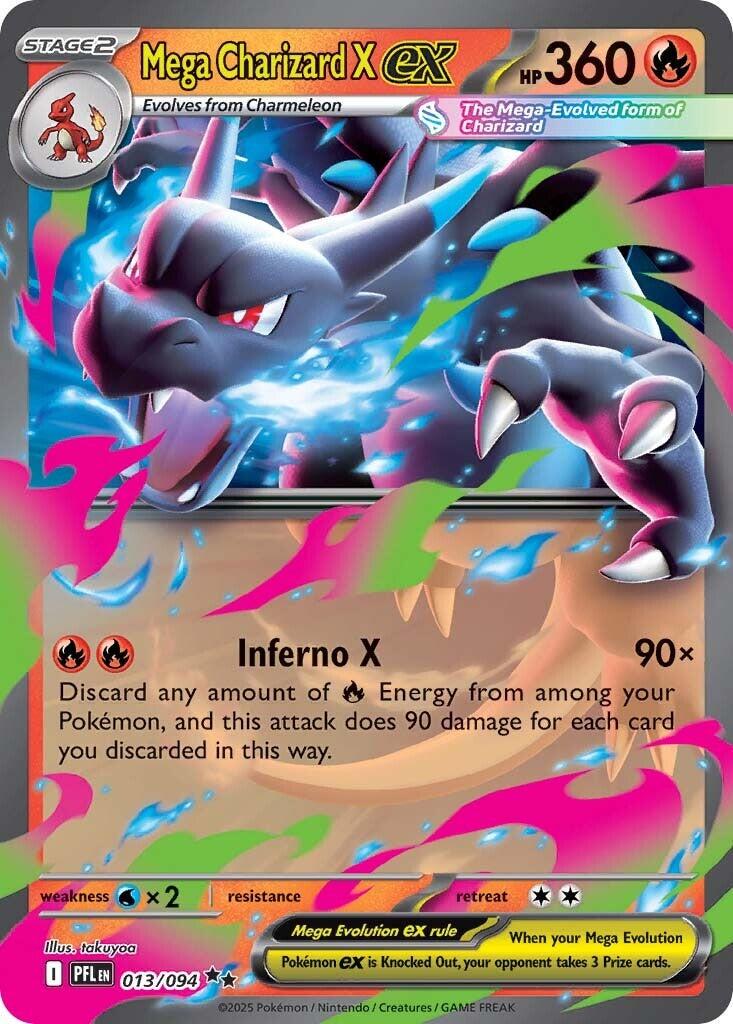 Pokémon TCG Mega Charizard X ex (PFL 013)