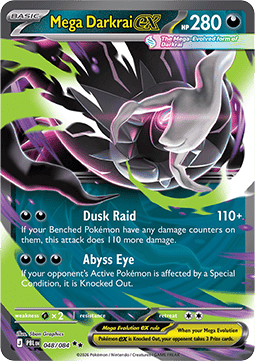 Pokemon TCG Mega Darkrai ex (PBL 048)