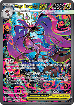 Pokemon TCG Mega Dragalge ex (CRI 118)