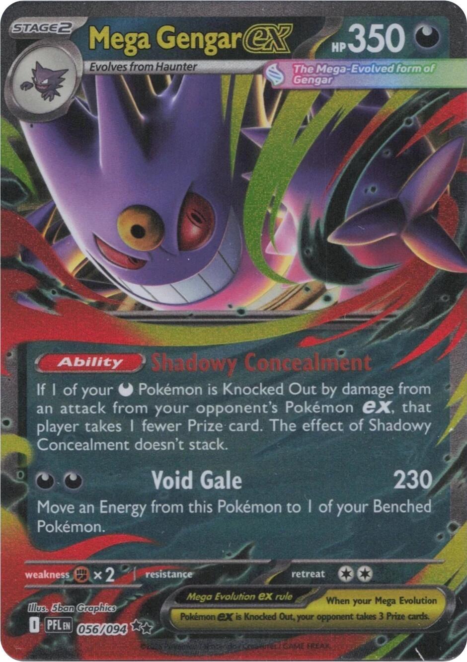 Pokémon TCG Mega Gengar ex (PFL 056)