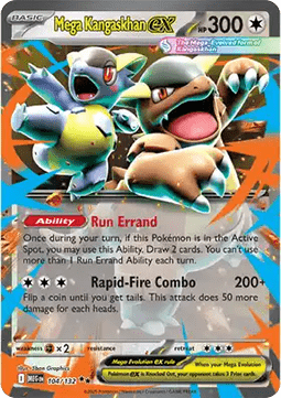 Pokemon TCG Mega Kangaskhan ex (MEG 104)