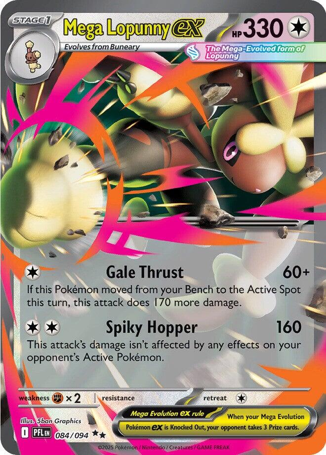 Pokémon TCG Mega Lopunny ex (PFL 084)