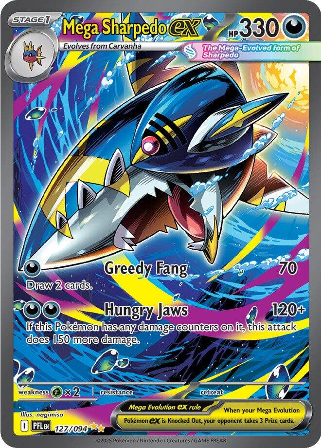 Pokémon TCG Mega Sharpedo ex (PFL 127)
