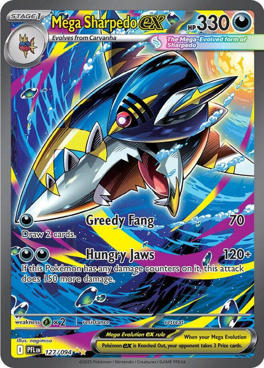 Pokémon TCG Mega Sharpedo ex (PFL 127)