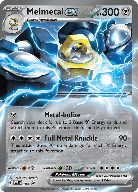 Pokemon TCG Melmetal ex (SVP 104)