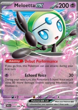 Pokemon TCG Meloetta ex (BLK 044)