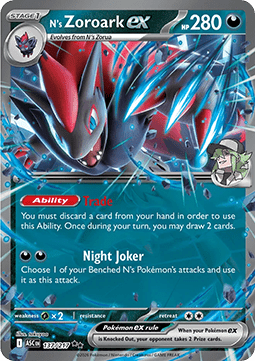 Pokemon TCG N's Zoroark ex (ASC 137)