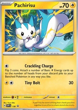 Pokemon TCG Pachirisu (SVP 158)