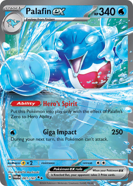 Pokemon TCG Palafin ex (TWM 061)