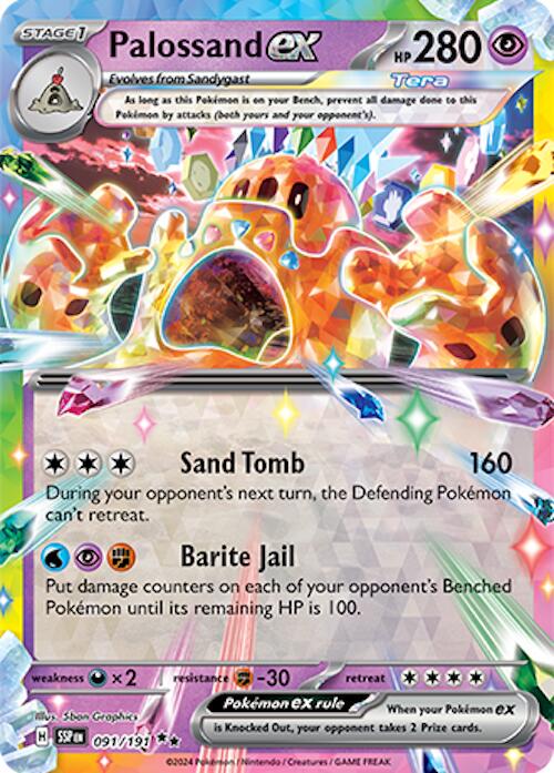Pokemon TCG Palossand ex (SSP 091)