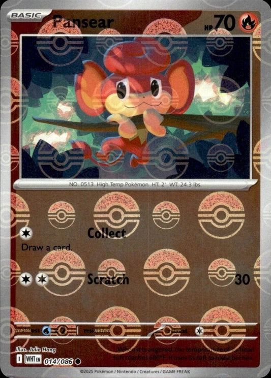 Pokémon TCG Pansear (xWHT 014)