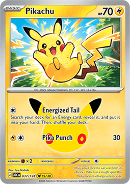 Pokemon TCG Pikachu (30C 037)