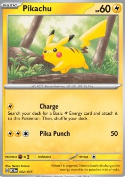 Pokemon TCG Pikachu (M24 002)