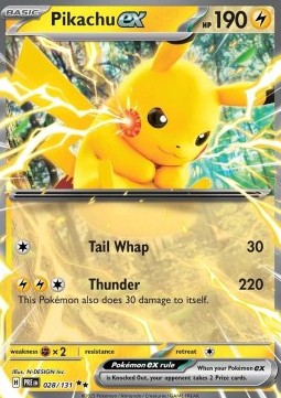 Pokemon TCG Pikachu ex (PRE 028)