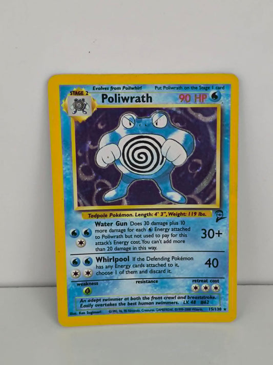 Pokemon TCG Poliwrath (B2 15) Damaged