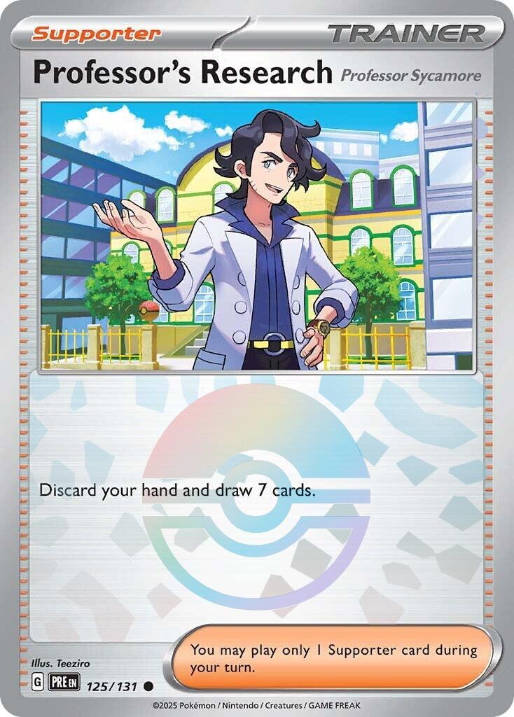 Pokemon TCG Professor's Research - Professor Sycamore (xPRE 125) [Poke Ball]