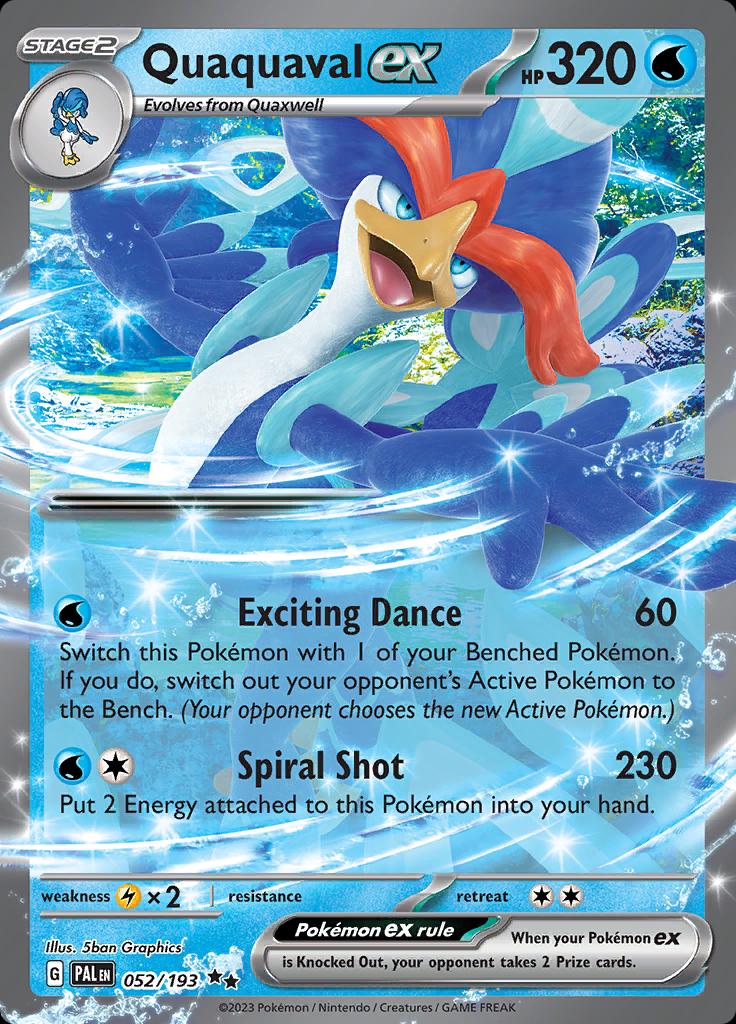 Pokemon TCG Quaquaval ex (PAL 052)