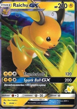 Pokemon TCG Raichu GX (BA20 P60) [Battle Academy]