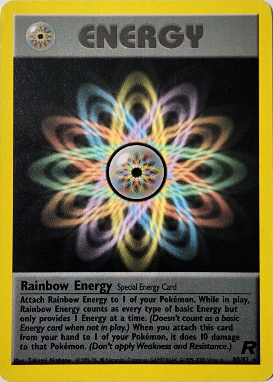 Pokemon TCG Rainbow Energy (TR 80)