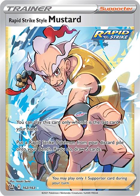 Pokemon TCG Rapid Strike Style Mustard (BST 162)
