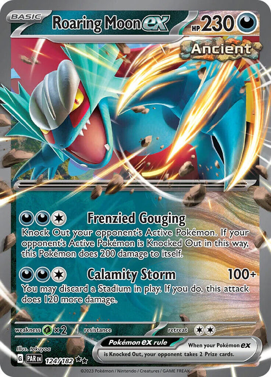Pokémon TCG Roaring Moon ex (PAR 124)