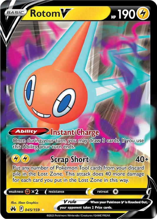 Pokémon TCG Rotom V (CRZ 045)