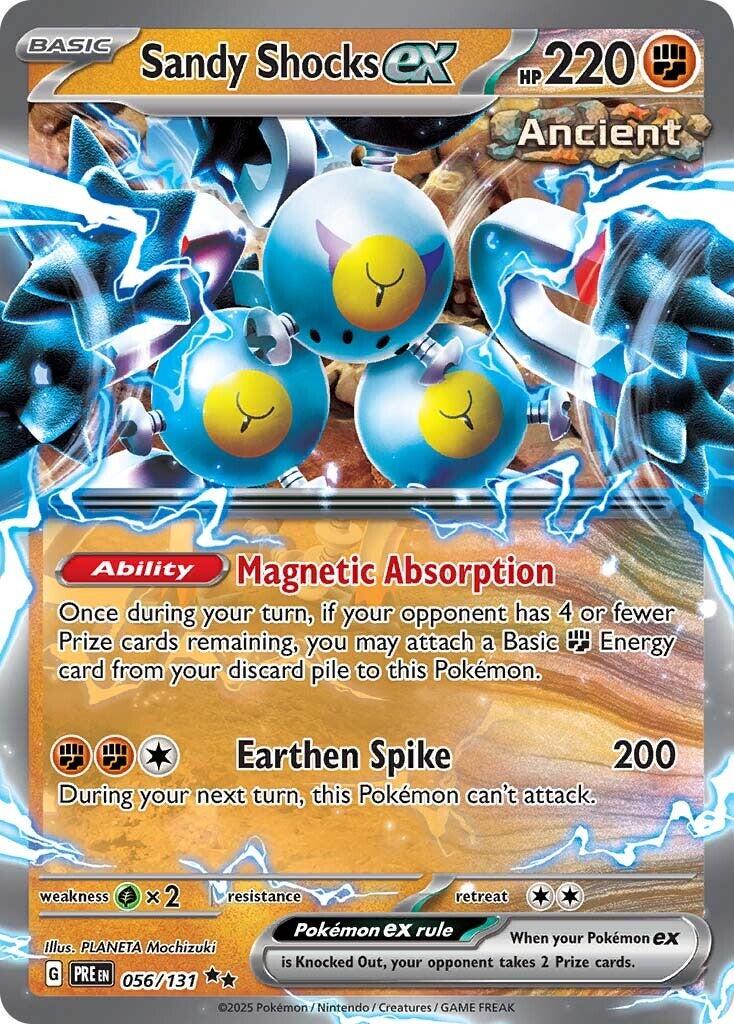 Pokémon TCG Sandy Shocks ex (PRE 056)