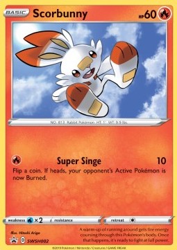 Pokemon TCG Scorbunny (SWSH 002)