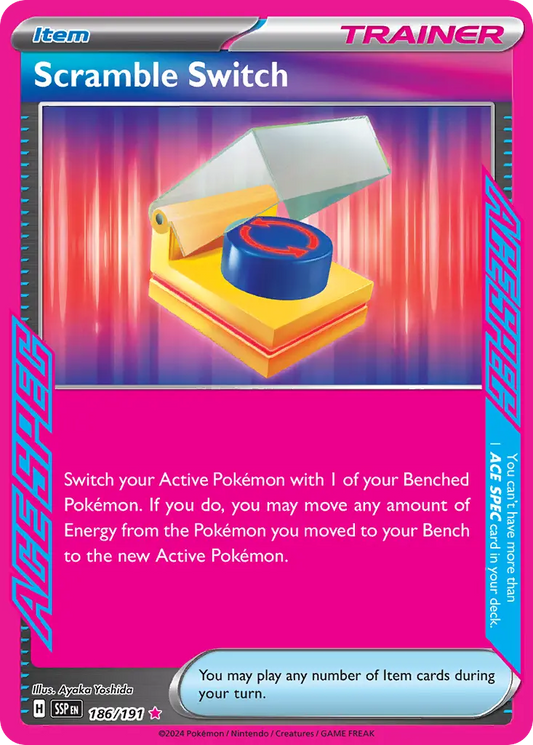 Pokemon TCG Scramble Switch (SSP 186)
