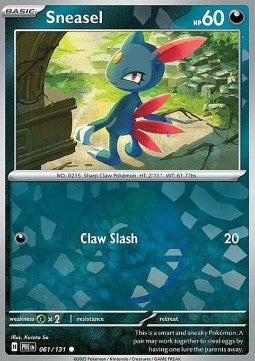 Pokemon TCG Sneasel (xPRE 061) Pokeball