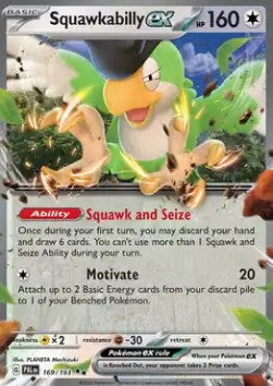 Pokemon TCG Squawkabilly ex (PAL 169)