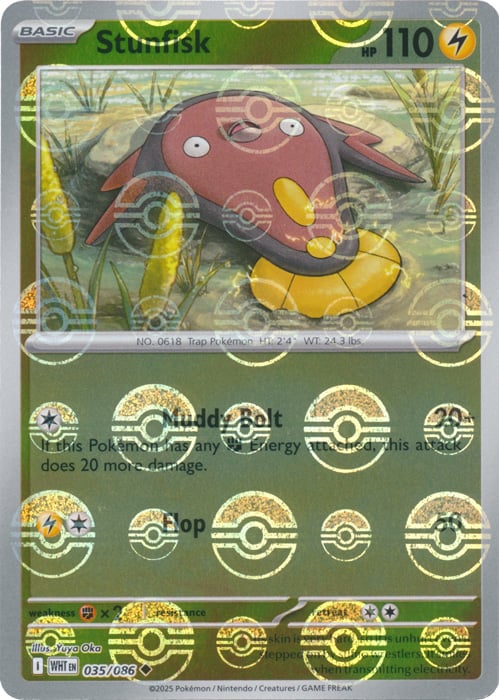 Pokémon TCG Stunfisk (xWHT 035)