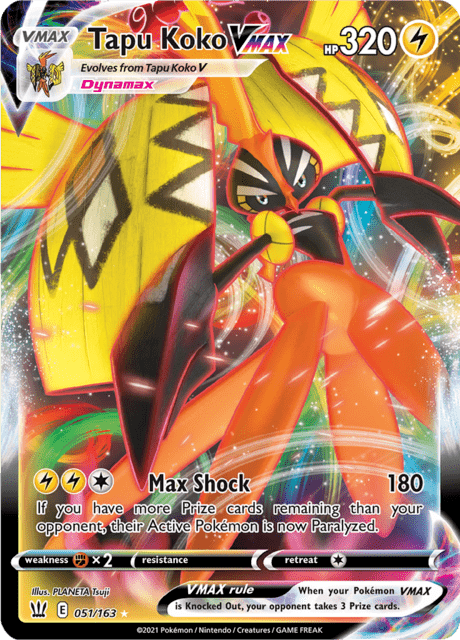 Pokemon TCG Tapu Koko VMAX (BST 051)