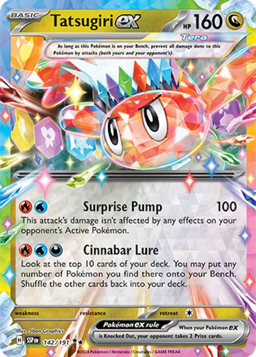 Pokemon TCG Tatsugiri ex (SSP 142)
