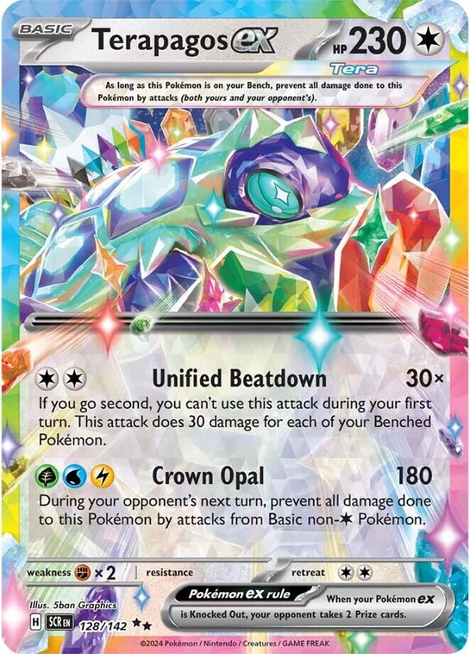 Pokémon TCG Terapagos ex (SCR 128)