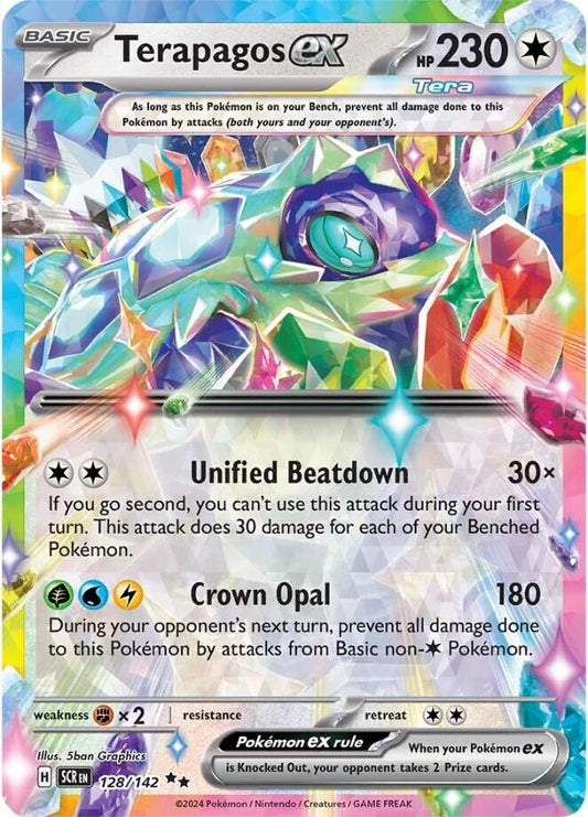 Pokémon TCG Terapagos ex (SCR 128)