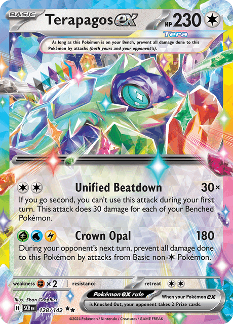 Pokemon TCG Terapagos ex (SCR 128)