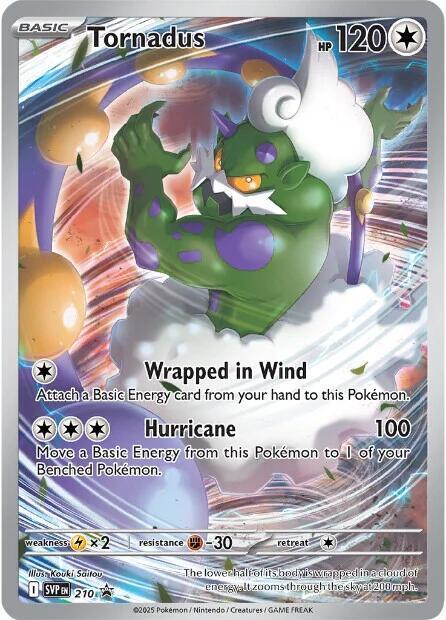 Pokémon TCG Tornadus (SVP 210)