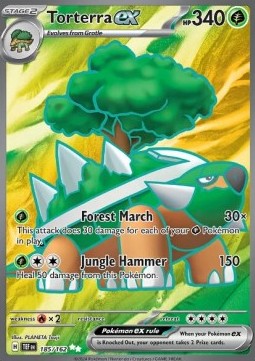 Pokemon TCG Torterra ex (TEF 185)